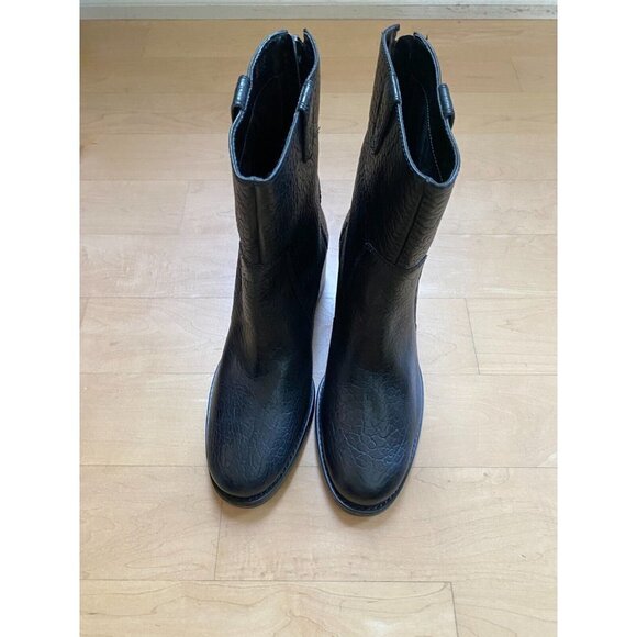 Vince Camuto Women's "Zeldina" black buble lamb boot sz 7.5 *zip stuck - Picture 2 of 8